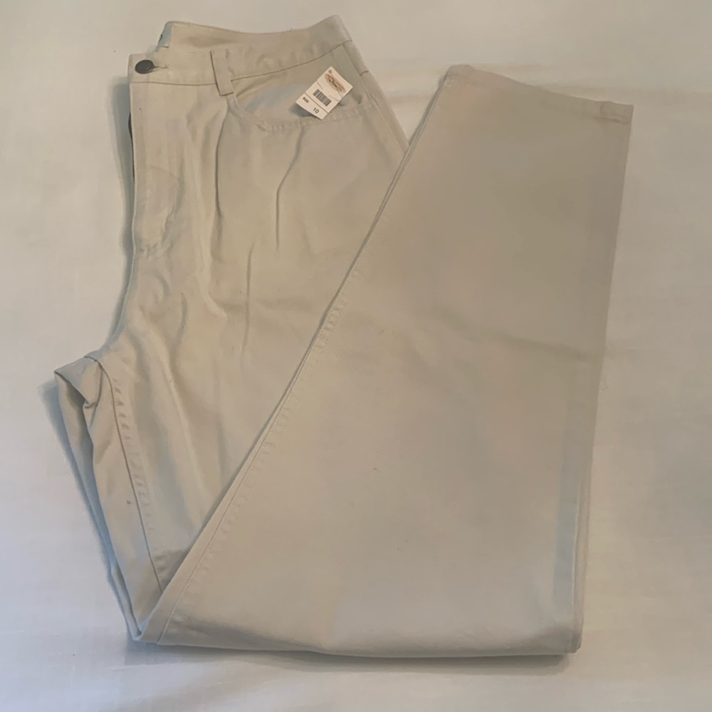 Talbots Khakis. Nwt. Size 10 - image 1